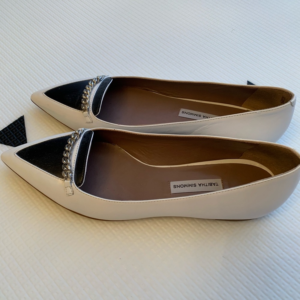 Tabitha Simmons leather flats
